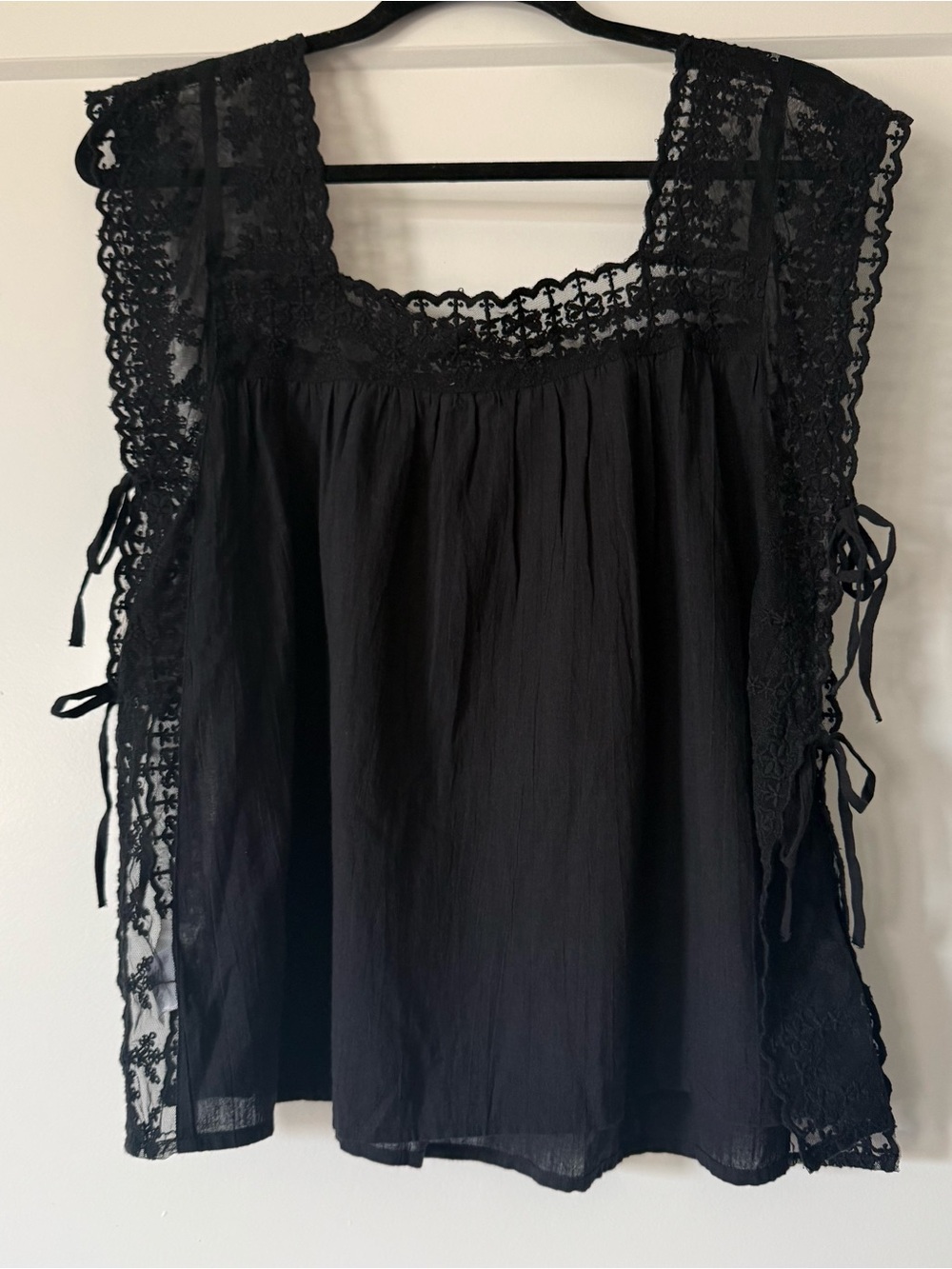 New Lucky Brand Lace Tie Tank - Picture 4 of 6